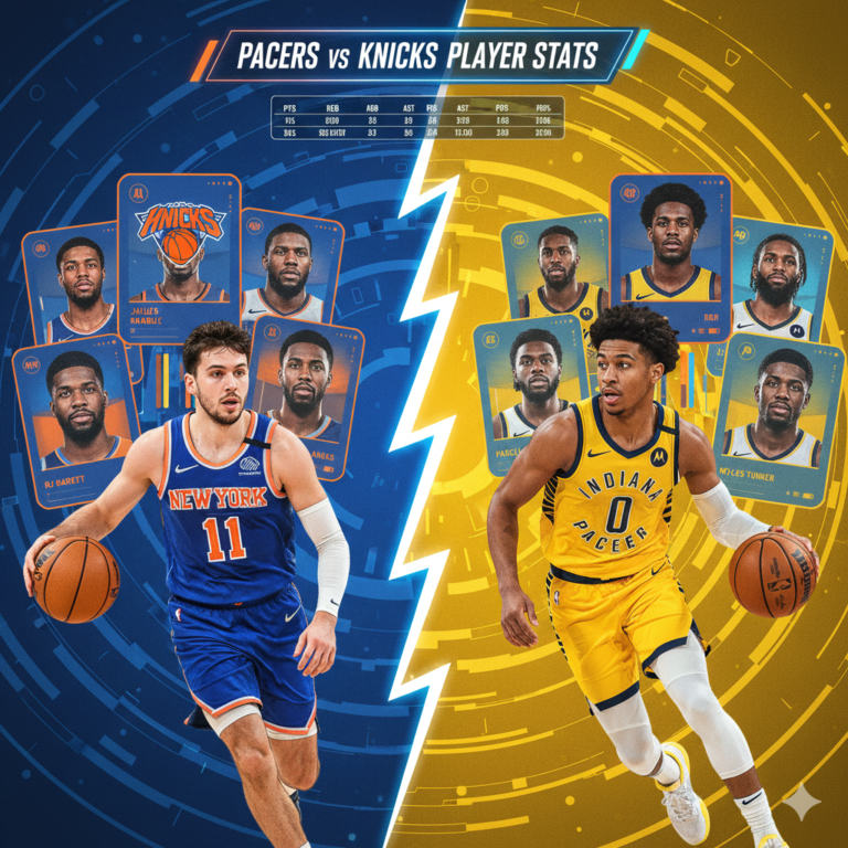 pacers vs knicks match player stats